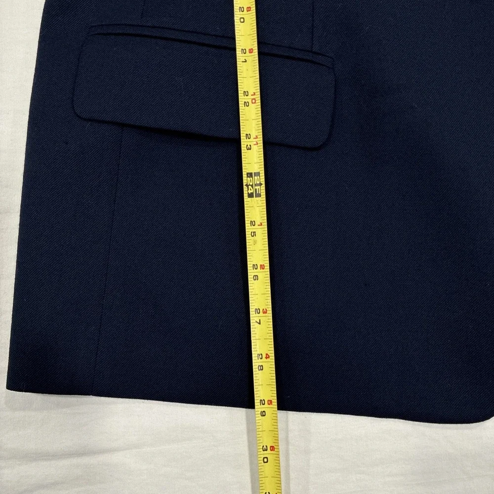 Pendleton Navy Blue 100% Virgin Wool‎ Women's Blazer Size 16W